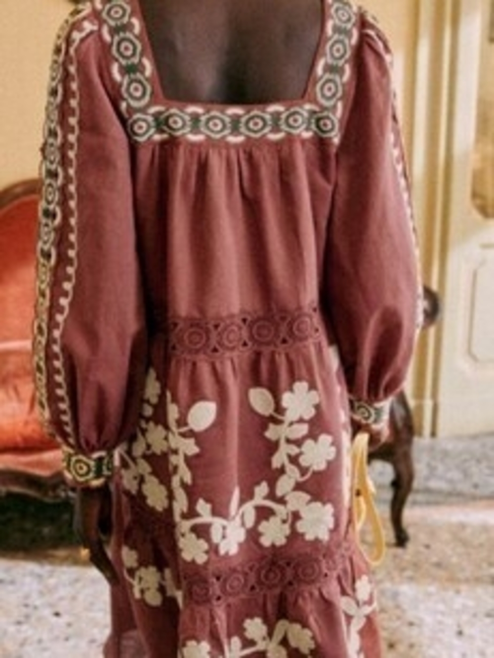 NWT Beautiful Sezane Adenora Dress US size 6 - Picture 2 of 4